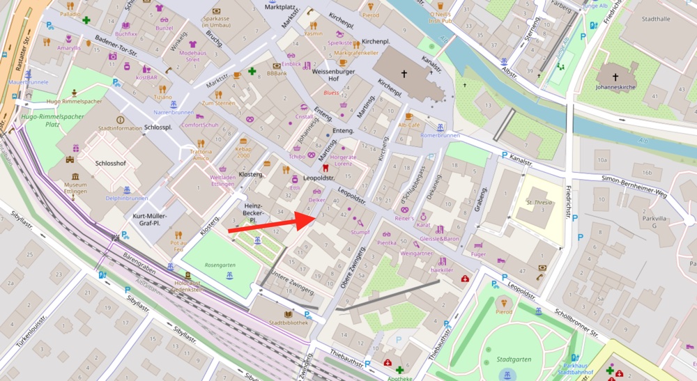 Ettlingen in der Unteren Zwingergasse 3